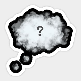 Thought cloud Sticker